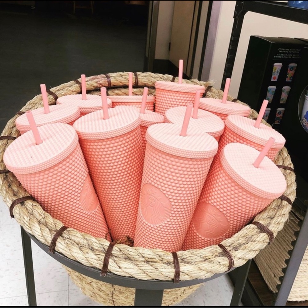 Pink studded Tumbler